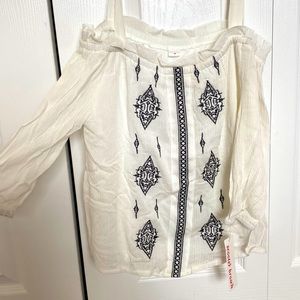 Off the shoulder top